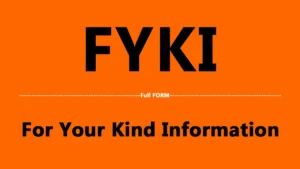FYKI Full Form